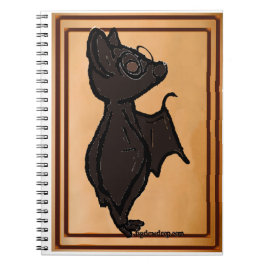 Espiral caderno do Blinky the Bat