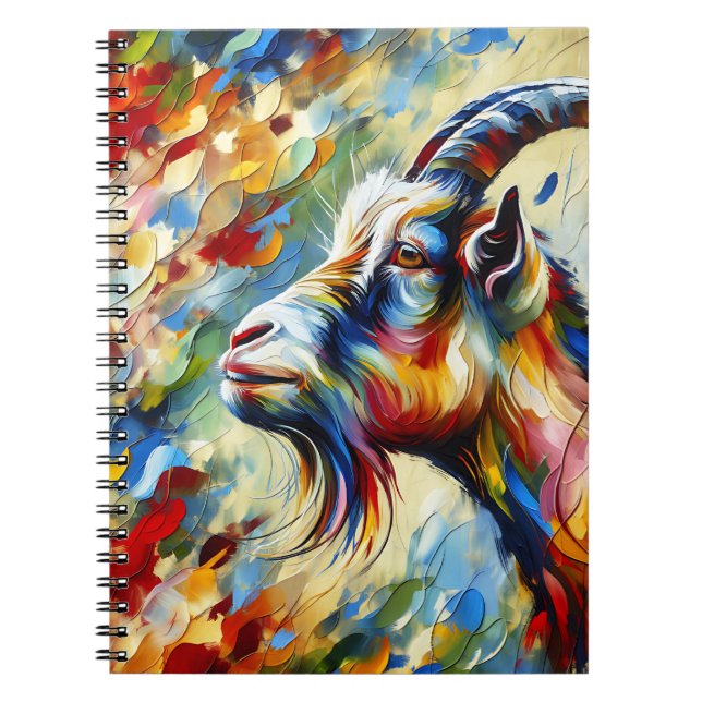 Espiral Caderno do Bode Prism Horned (Frente)