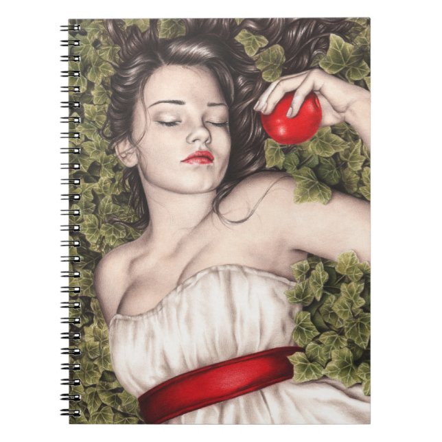 Espiral Caderno do branco da neve (Frente)