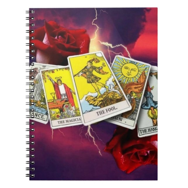 Espiral Caderno do cartão de Tarot (Frente)
