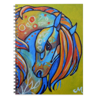 Espiral Caderno do cavalo 1 do vitral
