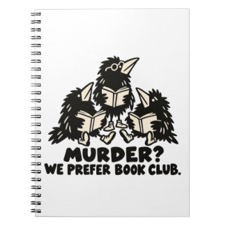 Espiral Caderno do Clube do Livro de Assassinato