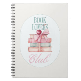 Espiral Caderno do Clube dos Amantes de Livros