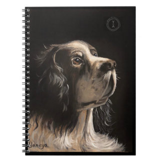 Espiral caderno do cocker spaniel