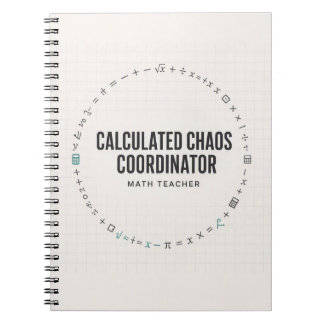 Espiral Caderno do Coordenador de Caos Calculado Professor