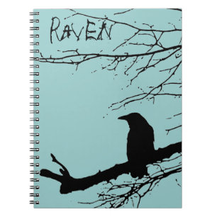 Espiral Caderno do corvo