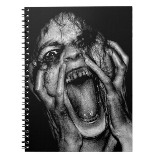 Espiral Caderno do costume do gritar (Frente)