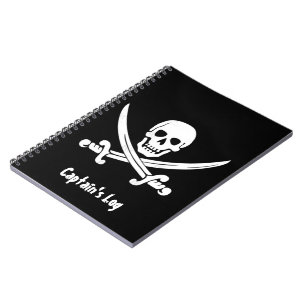 Espiral Caderno do costume do registro de capitão de