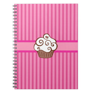 Espiral Caderno do cupcake