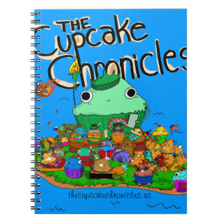 Espiral Caderno do cupcake