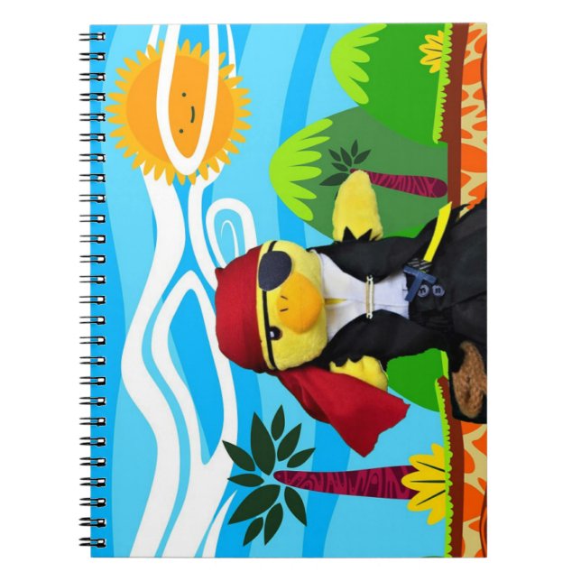 Espiral Caderno do Danny Duck o Pirata (Frente)