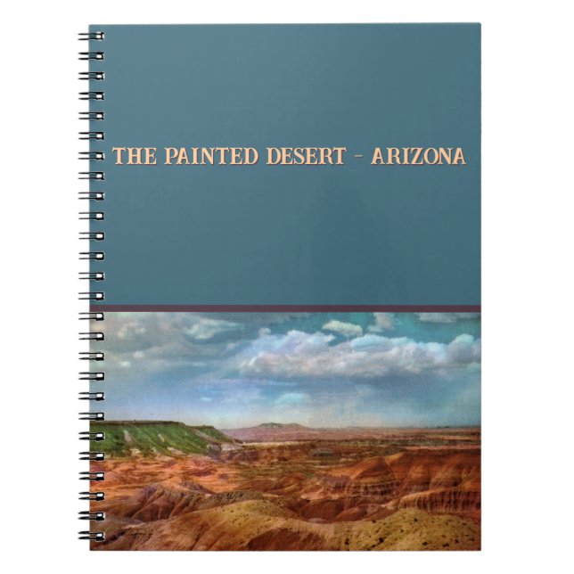 Espiral Caderno do Deserto Pintado (Frente)