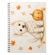 Caderno do Dia das Bruxas do West Highland White T