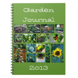 Espiral Caderno do Diário do jardineiro