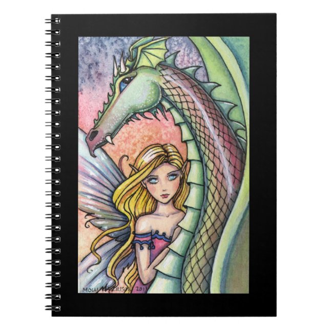 Espiral Caderno do Dragão e da Fada (Frente)
