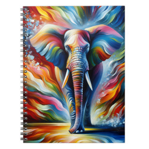 Espiral Caderno do Elefante da Força do Espectro