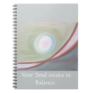 Espiral Caderno do equilíbrio da alma