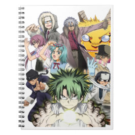 Espiral Caderno do Esquadrão de Heróis Épicos de Anime