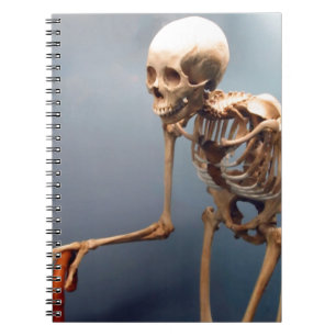 Espiral Caderno do esqueleto do Hunchback