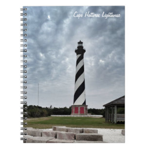 Espiral Caderno do farol de Hatteras do cabo