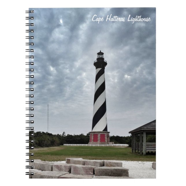 Espiral Caderno do farol de Hatteras do cabo (Frente)