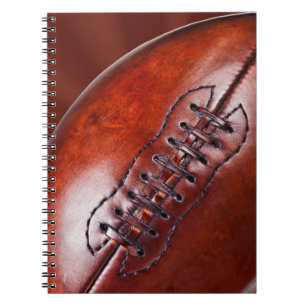 Espiral Caderno do FUTEBOL do vintage para caras