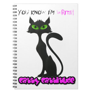 Espiral Caderno do gato