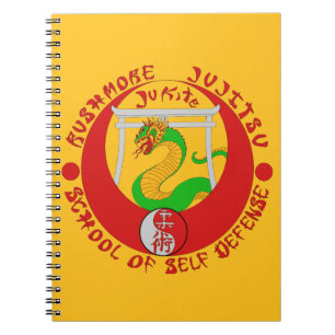 Espiral Caderno do Jujitsu de Rushmore Jukite