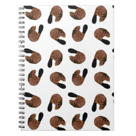 Espiral Caderno do lance do castor