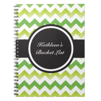 Espiral Caderno do limão de Chevron