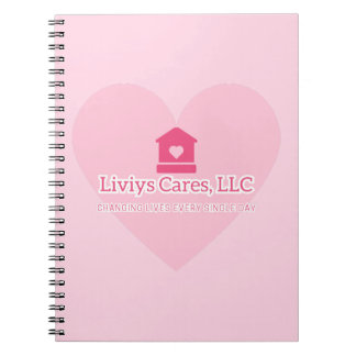 Espiral Caderno do Logotipo da Liviys Cares