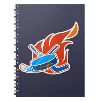 Espiral Caderno do logotipo dos anjos
