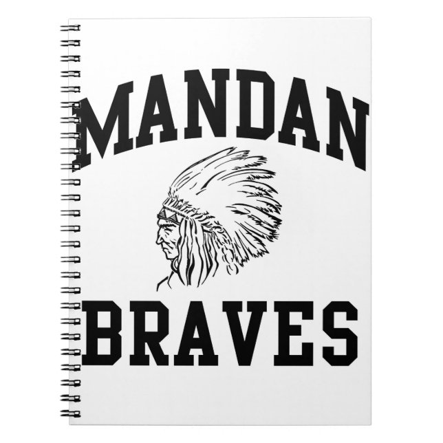 Espiral Caderno do Mandan Braves (Frente)
