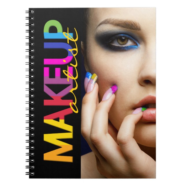 Espiral Caderno do maquilhador (Frente)