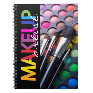 Espiral Caderno do maquilhador