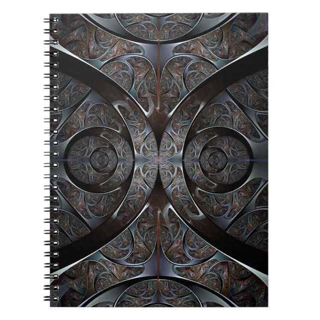 Espiral Caderno do metal pesado (Frente)