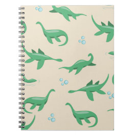 Espiral Caderno do Monstro do Lago Ness Criptídeo Fofo
