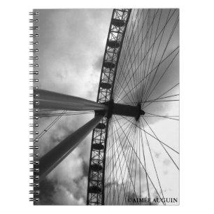 Espiral Caderno do olho de Londres