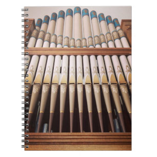 Espiral Caderno do órgão de tubulação