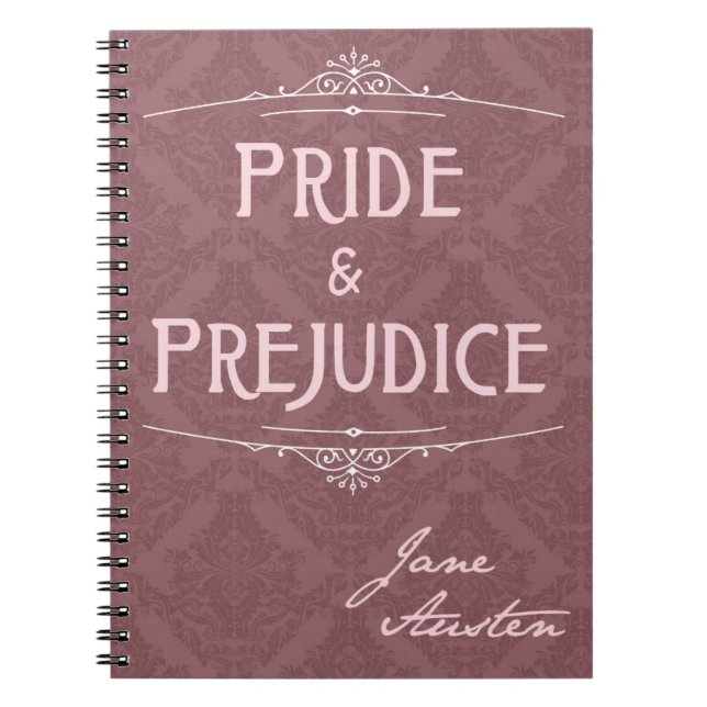 Espiral Caderno do orgulho & do preconceito (Frente)