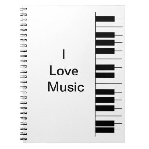 Espiral Caderno do "piano"