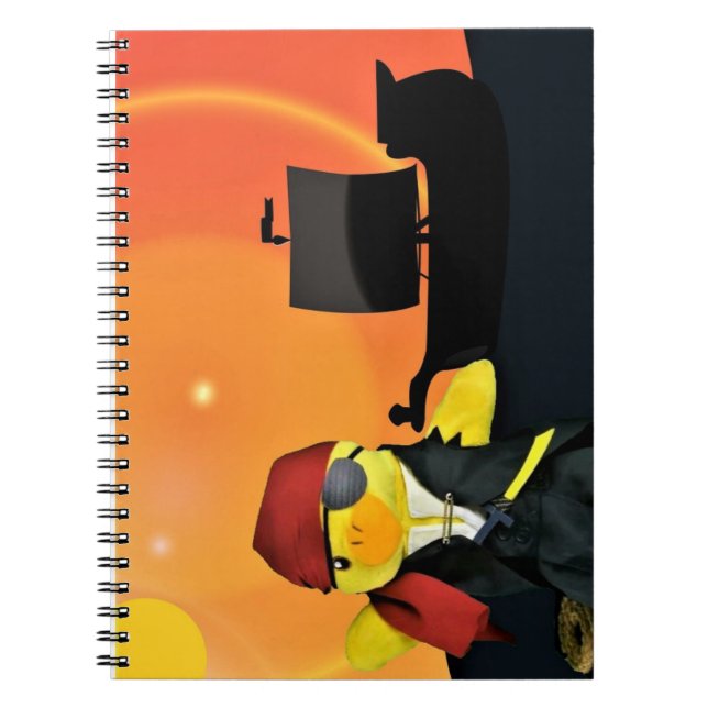 Espiral Caderno do Pirata Danny Duck (Frente)