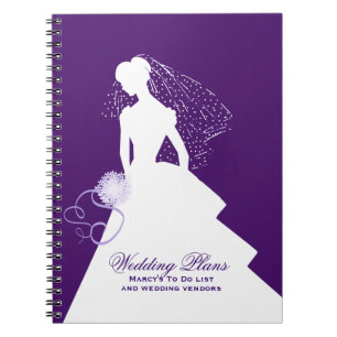Espiral Caderno do planejador do casamento da noiva