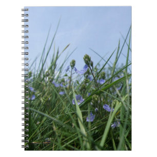Espiral Caderno do prado da flor
