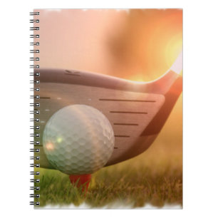 Espiral Caderno do Putter do golfe