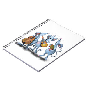 Espiral Caderno do Rato Musical