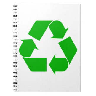 Espiral Caderno do reciclar