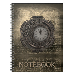 Espiral Caderno do relógio do pulso de disparo do vintage