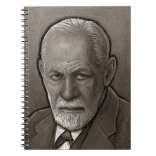 Espiral Caderno do retrato de Sigmund Freud (80 páginas