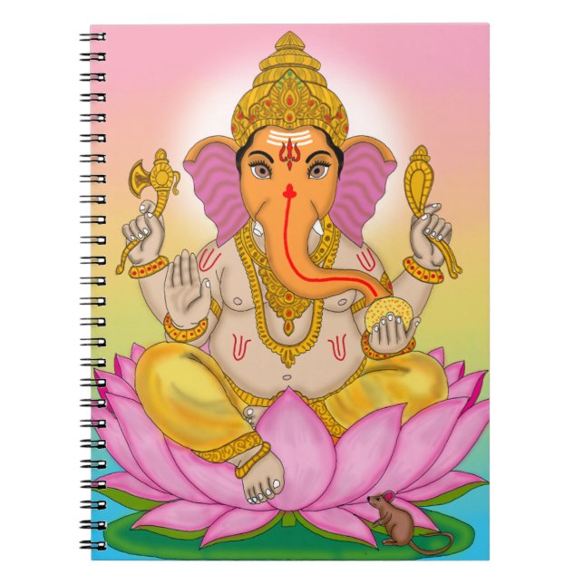 Espiral Caderno do Senhor Ganesha (Frente)